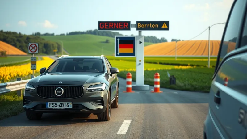 Auto anmelden als Grenzgänger: Steuern, Zoll, Fristen