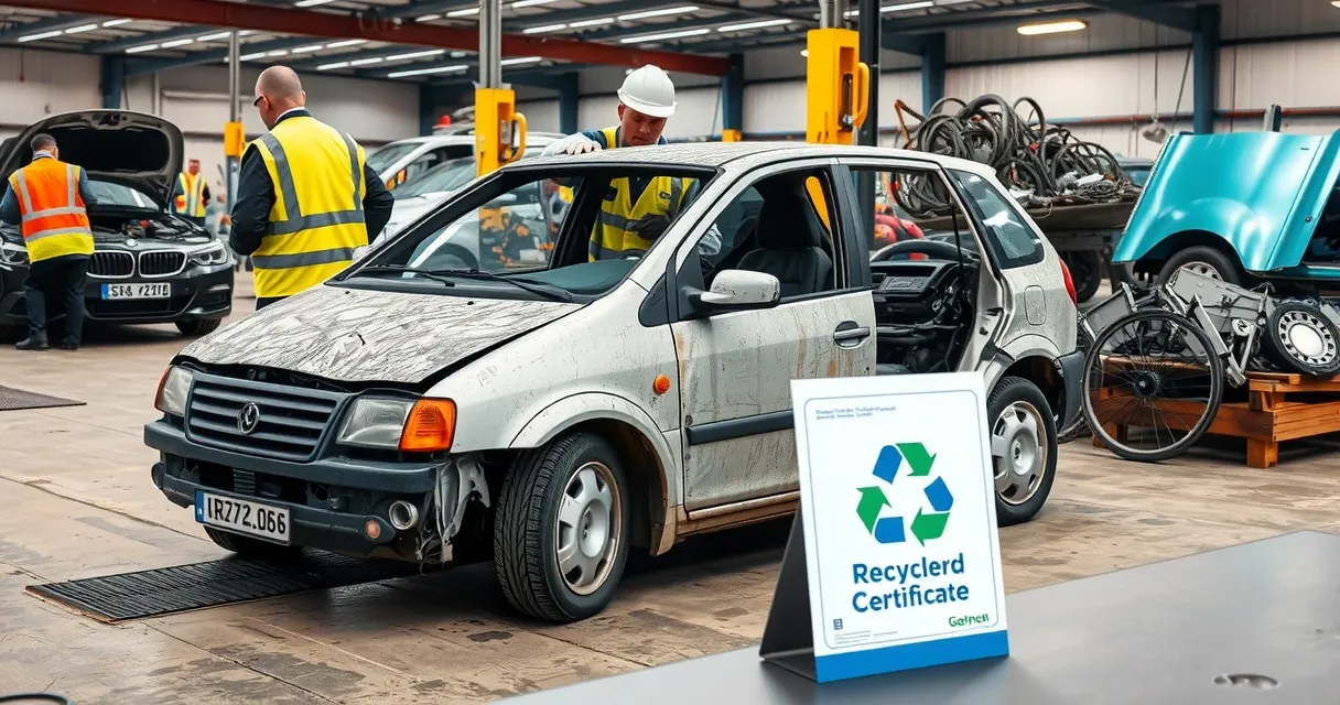 Auto verschrotten: Verwertungsnachweis & Abmeldung