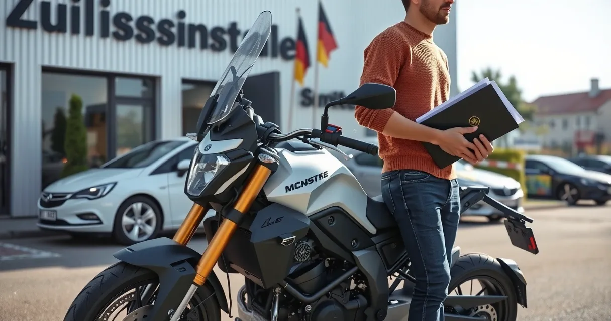 Motorrad anmelden 2026: Ablauf, Kosten & Dokumente