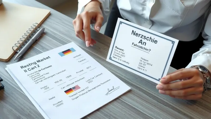 Namensänderung im Fahrzeugschein nach Heirat